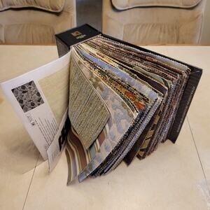 Fabric Sample Book Kasmir Fabric Prints Woven Solid by Color Quilting Huge Heavy